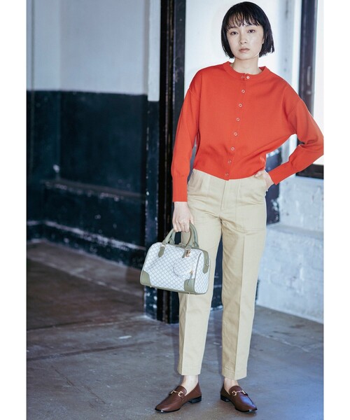 THE SHOP TK （ザ ショップ ティーケー ）の「◆【STORY７月号掲載】スナップボタンカラーカーディガン（カーディガン/ボレロ・レディース・ブラック/オレンジ/ブルー/ホワイト系・12/13）」の19枚目の写真