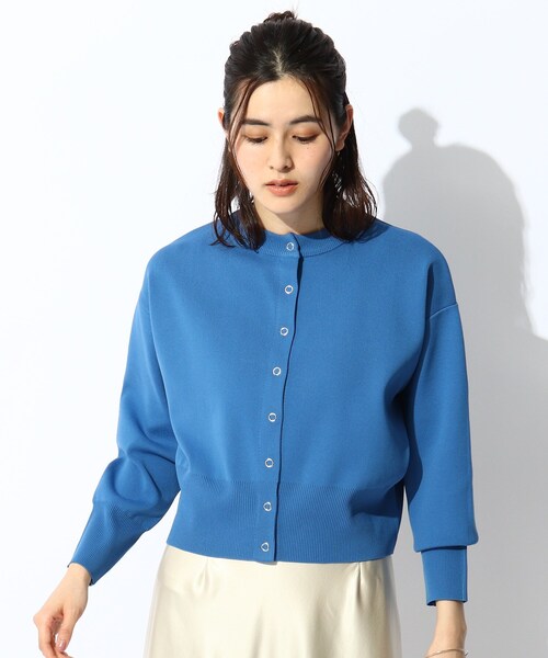 THE SHOP TK （ザ ショップ ティーケー ）の「◆【STORY７月号掲載】スナップボタンカラーカーディガン（カーディガン/ボレロ・レディース・ブラック/オレンジ/ブルー/ホワイト系・12/13）」の20枚目の写真