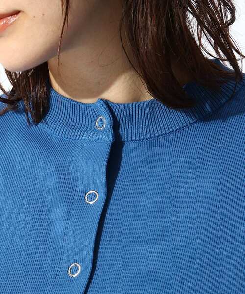 THE SHOP TK （ザ ショップ ティーケー ）の「◆【STORY７月号掲載】スナップボタンカラーカーディガン（カーディガン/ボレロ・レディース・ブラック/オレンジ/ブルー/ホワイト系・12/13）」の18枚目の写真