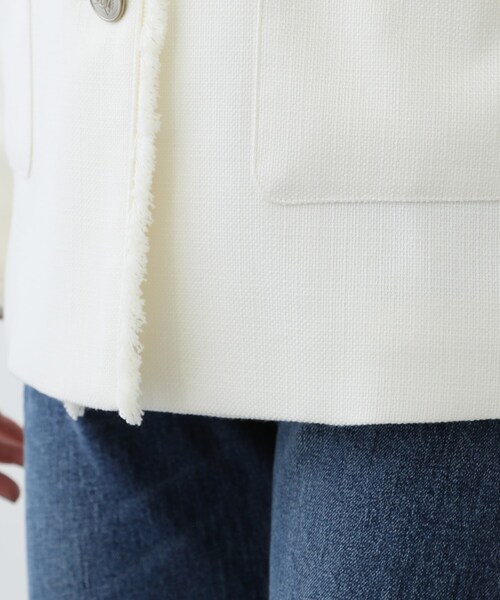 INDIVI（インディヴィ）の「◇【洗える/日本製】ツィ―ドノーカラー