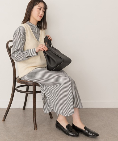 RODE SKO（ロデスコ）の「ミドルコロンバッグ（トートバッグ・レディース・ブラック/ダークブラウン/ホワイト系その他・ONE）」の7枚目の写真