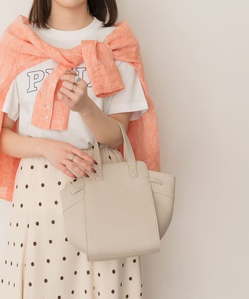 RODE SKO（ロデスコ）の「ミドルコロンバッグ（トートバッグ・レディース・ブラック/ダークブラウン/ホワイト系その他・ONE）」の9枚目の写真