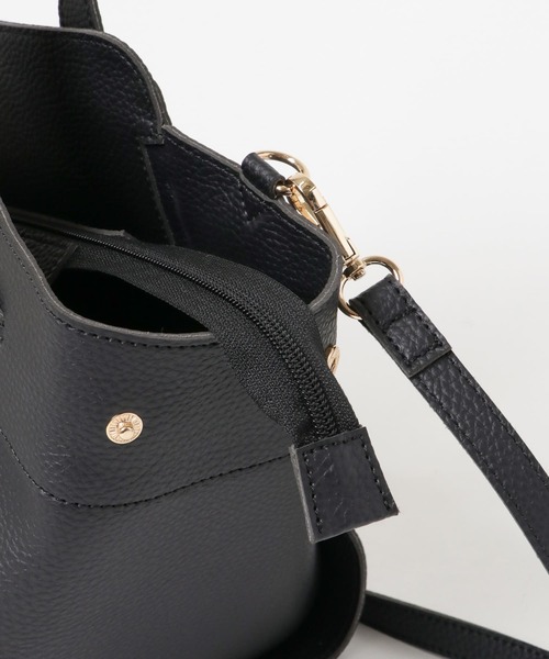 RODE SKO（ロデスコ）の「ミドルコロンバッグ（トートバッグ・レディース・ブラック/ダークブラウン/ホワイト系その他・ONE）」の22枚目の写真