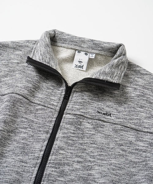 X-girl(エックスガール)の「MELANGE SWEAT VEST TOP(ベスト・レディース・アッシュ/ブラウン/ライトブルー・M/S)」の13枚目の写真