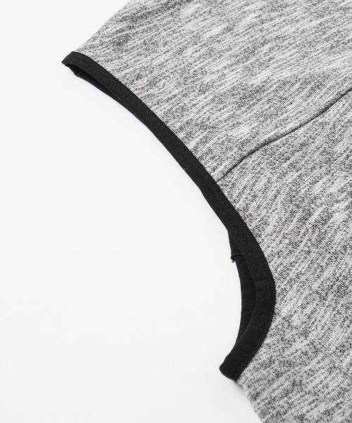 X-girl(エックスガール)の「MELANGE SWEAT VEST TOP(ベスト・レディース・アッシュ/ブラウン/ライトブルー・M/S)」の16枚目の写真