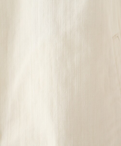 OPAQUE.CLIP（オペークドットクリップ）の「◆オーガニックコットンヘリンボーン カバーオール【UNISEX】（ブルゾン・レディース・オフホワイト/カーキ/ライトパープル・40/38/42）」の12枚目の写真