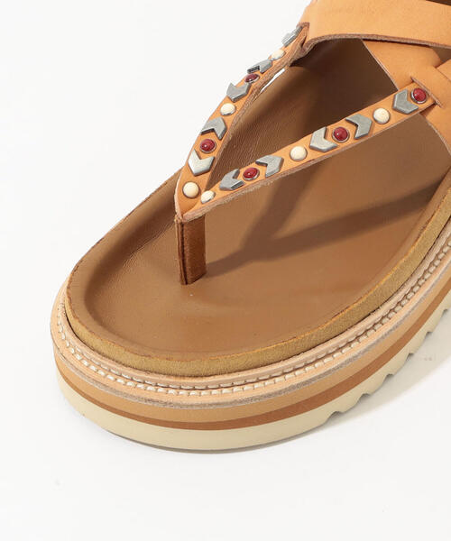 ISABEL MARANT（イザベルマラン）の「ISABEL MARANT ELHAM アンクルストラップサンダル（サンダル・レディース・ブラック/ベージュ・38/37/39/36）」の6枚目の写真