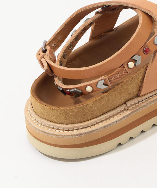 ISABEL MARANT（イザベルマラン）の「ISABEL MARANT ELHAM アンクルストラップサンダル（サンダル・レディース・ブラック/ベージュ・38/37/39/36）」の7枚目の写真