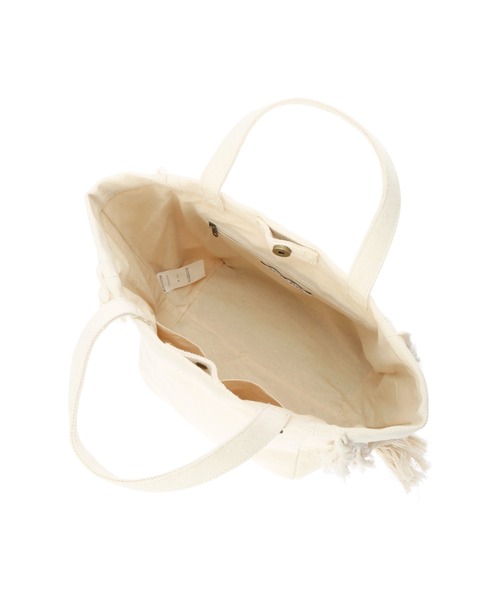 ALEXIA STAM（アリシアスタン）の「Side Fringe Medium Tote Bag with Pouch/ サイドフリンジミディアムトートバッグ（トートバッグ・レディース・アイボリー・FREE）」の9枚目の写真