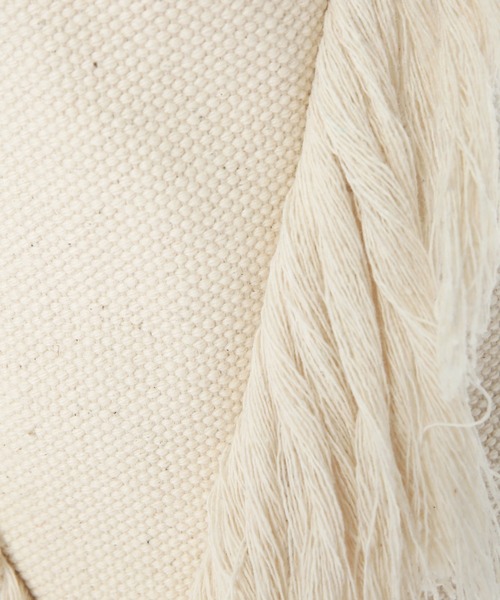 ALEXIA STAM（アリシアスタン）の「Side Fringe Medium Tote Bag with Pouch/ サイドフリンジミディアムトートバッグ（トートバッグ・レディース・アイボリー・FREE）」の10枚目の写真