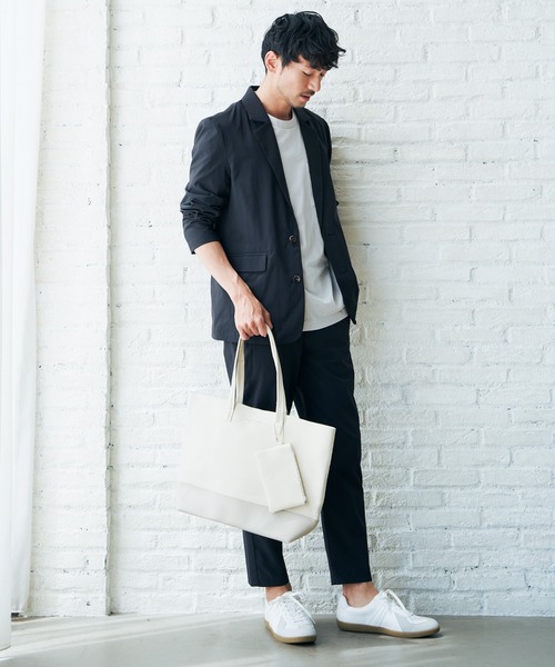 IKKA LOUNGE(イッカラウンジ)の「Reflax ストレッチイージーアンクルパンツ(その他パンツ・メンズ・ベージュ/ネイビー・XL/M/S/L)」の3枚目の写真