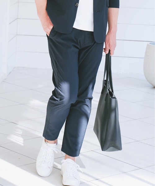 IKKA LOUNGE(イッカラウンジ)の「Reflax ストレッチイージーアンクルパンツ(その他パンツ・メンズ・ベージュ/ネイビー・XL/M/S/L)」の6枚目の写真