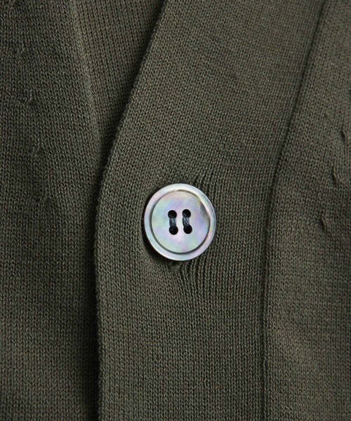 ADAM ET ROPE'（アダムエロペ）の「ハイツイストコットンカーディガン（カーディガン/ボレロ・メンズ・オリーブ/ブルー系その他4/ピンク系その他2・L/M）」の14枚目の写真