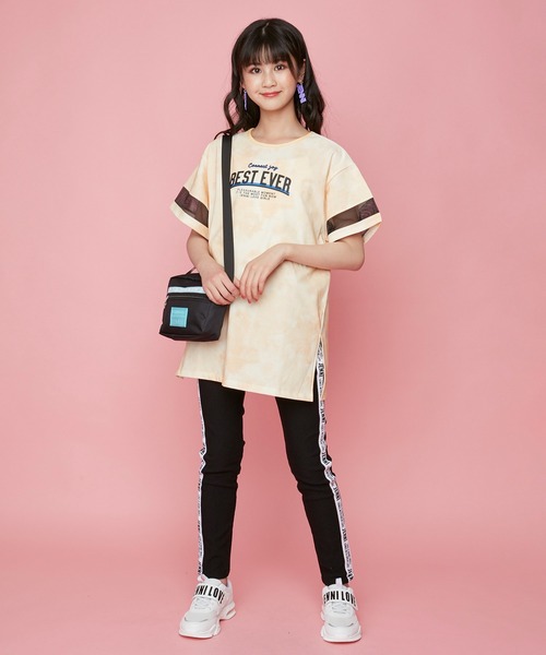 JENNI love（ジェニィラブ）の「サイドラインロゴブラックレギパン（その他パンツ・キッズ・ブラック/ミント/ラベンダー・130cm/140cm/150cm/160cm）」の4枚目の写真