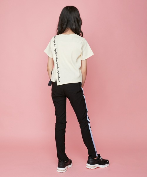 JENNI love（ジェニィラブ）の「サイドラインロゴブラックレギパン（その他パンツ・キッズ・ブラック/ミント/ラベンダー・130cm/140cm/150cm/160cm）」の13枚目の写真