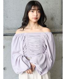 MURUA（ムルーア）の「スクエアギャザーブラウス（シャツ/ブラウス）」