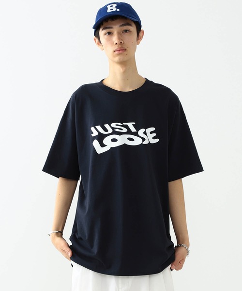 YUYA × BeAMS DOT（ユウヤバイビームスドット）の「YUYA × BeAMS DOT / “JUST LOOSE ”ロゴ Tシャツ（Tシャツ/カットソー・メンズ・ネイビー/ホワイト・MEDIUM/LARGE）」の22枚目の写真