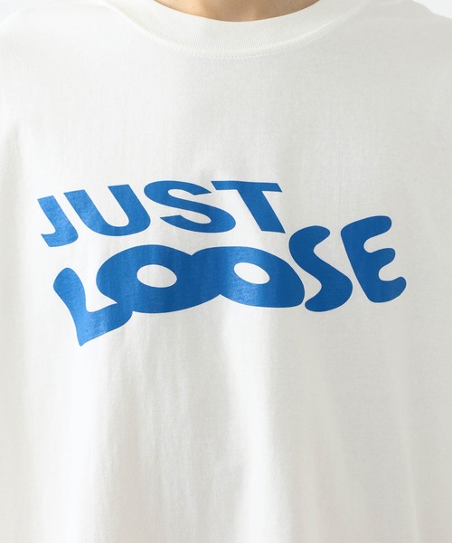 YUYA × BeAMS DOT（ユウヤバイビームスドット）の「YUYA × BeAMS DOT / “JUST LOOSE ”ロゴ Tシャツ（Tシャツ/カットソー・メンズ・ネイビー/ホワイト・MEDIUM/LARGE）」の20枚目の写真