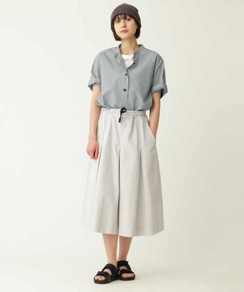 トップス MHL. COTTON RAMIE POPLIN MID GREY MHL.（エムエイチエル）の「COTTON RAMIE POPLIN（シャツ