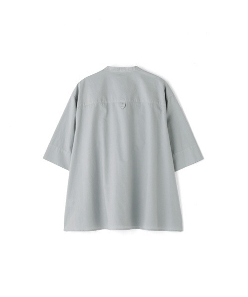 トップス MHL. COTTON RAMIE POPLIN MID GREY エムエイチエル MHL. COTTON RAMIE POPLIN （MID GREY2