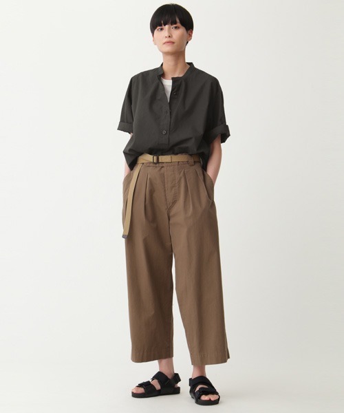 トップス MHL. COTTON RAMIE POPLIN MID GREY COTTON RAMIE POPLIN | MHL.（エムエイチエル） ｜【公式】通販