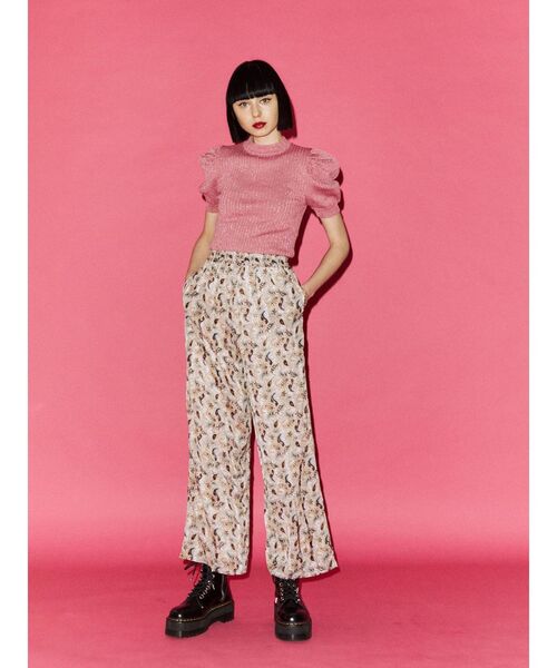 jouetie(ジュエティ)の「パワショルリブニット【サマーニット】(ニット/セーター・レディース・ライトブルー/ブラック/パープル/ピンク/グリーン/その他1・MEDIUM)」の10枚目の写真