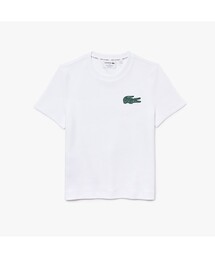 LACOSTE | Made In France レースクロックグラフィッククルーネックTシャツ(Tシャツ/カットソー)