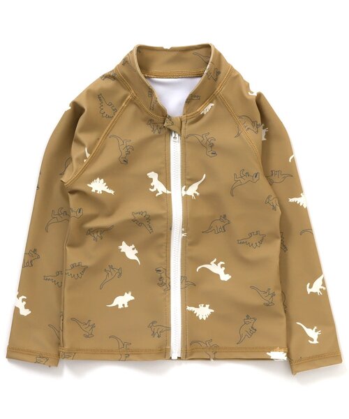 Ampersand（アンパサンド）の「ラッシュガード(男児)_UVカット（ラッシュガード・キッズ・ブラック/カーキ/ブルー/キャメル・90/100/110/120/80/130/140）」の4枚目の写真