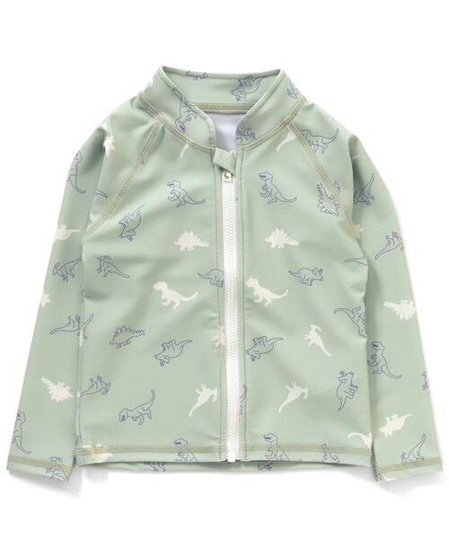 Ampersand（アンパサンド）の「ラッシュガード(男児)_UVカット（ラッシュガード・キッズ・ブラック/カーキ/ブルー/キャメル・90/100/110/120/80/130/140）」の3枚目の写真