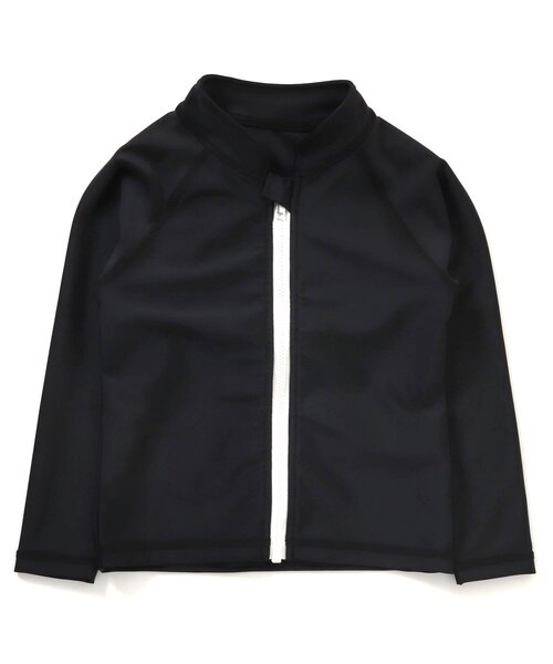 Ampersand（アンパサンド）の「ラッシュガード(男児)_UVカット（ラッシュガード・キッズ・ブラック/カーキ/ブルー/キャメル・90/100/110/120/80/130/140）」の2枚目の写真