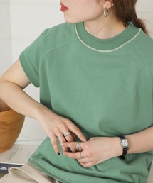 【USAコットン】【接触冷感・UVカット】プチハイネックカットソー