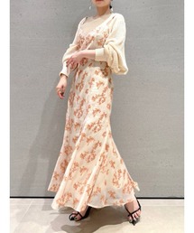 LILY BROWN | 刺繍キャミワンピースセット(ワンピース)