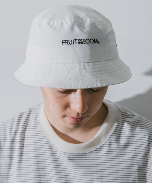 URBAN RESEARCH DOORS（アーバンリサーチドアーズ）の「『別注』FRUIT OF THE LOOM×DOORS　刺繍ハット（ハット・メンズ・ホワイト/ブラック/カーキ/オレンジ・ONE）」の5枚目の写真