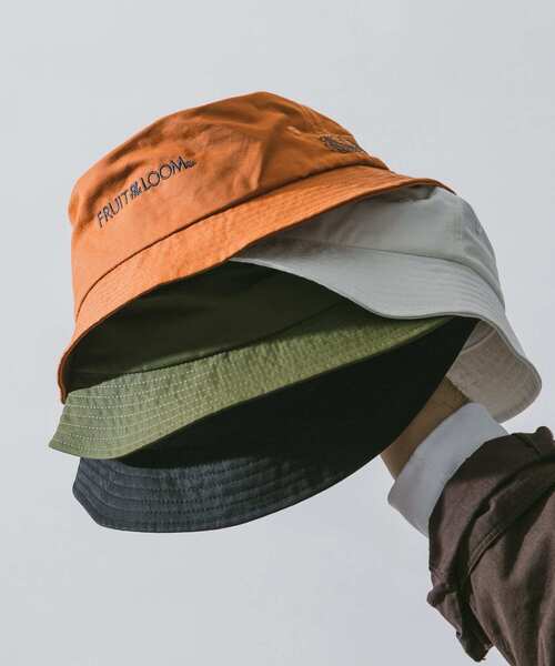 URBAN RESEARCH DOORS（アーバンリサーチドアーズ）の「『別注』FRUIT OF THE LOOM×DOORS　刺繍ハット（ハット・メンズ・ホワイト/ブラック/カーキ/オレンジ・ONE）」の7枚目の写真