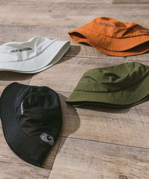 URBAN RESEARCH DOORS（アーバンリサーチドアーズ）の「『別注』FRUIT OF THE LOOM×DOORS　刺繍ハット（ハット・メンズ・ホワイト/ブラック/カーキ/オレンジ・ONE）」の8枚目の写真