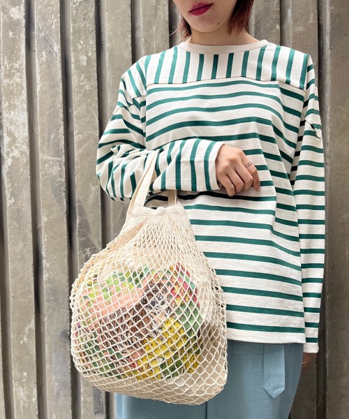 meeny miny（ミーニーマイニー）の「【meeny miny/ミーニーマイニー】旭山動物園 アムールトラ/マヌルネコ ネットバッグ（トートバッグ・レディース・ベージュ/ベージュ系2・FREE）」の22枚目の写真