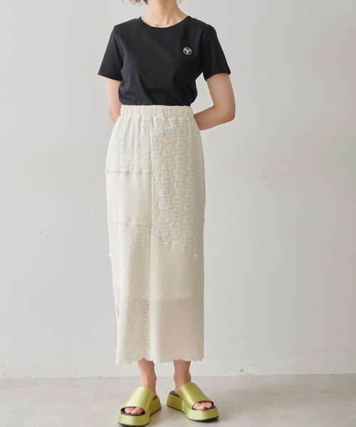 FREE'S MART（フリーズマート）の「◆ワンポイント刺繍ロゴTシャツ（Tシャツ/カットソー・レディース・ホワイト/ブラック/ピンク・FREE）」の6枚目の写真