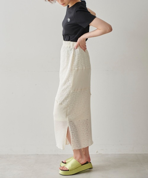 FREE'S MART（フリーズマート）の「◆ワンポイント刺繍ロゴTシャツ（Tシャツ/カットソー・レディース・ホワイト/ブラック/ピンク・FREE）」の4枚目の写真