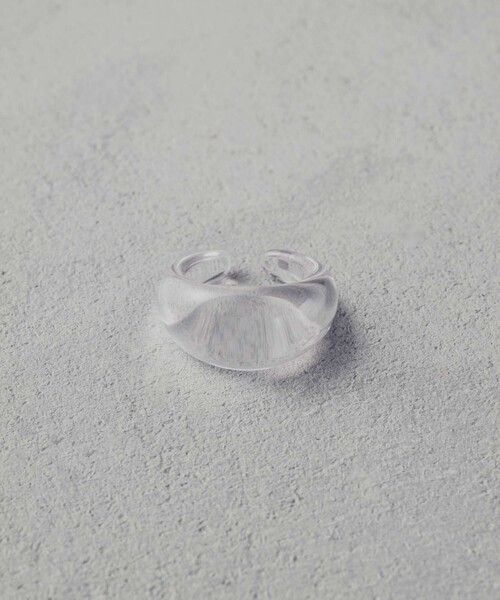 and cloud（アンドクラウド）の「Haze Clear Ring（リング・レディース・ホワイト系その他/クリア・#13/#15/#11/#17）」の7枚目の写真