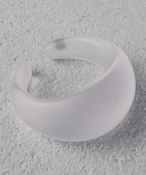 and cloud（アンドクラウド）の「Haze Clear Ring（リング・レディース・ホワイト系その他/クリア・#13/#15/#11/#17）」の11枚目の写真