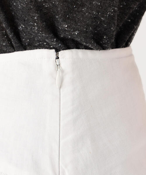 ISABEL MARANT（イザベルマラン）の「ISABEL MARANT SIDNEY リネン フリルミニスカート（スカート・レディース・ホワイト・36）」の2枚目の写真