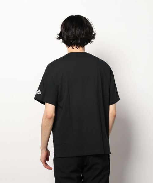 adidas（アディダス）の「アディダス adidas BOSロゴ ワッペンTシャツ（Tシャツ/カットソー・メンズ・ホワイト/ブラック/ベージュ・M/S/L/LL/3L）」の5枚目の写真