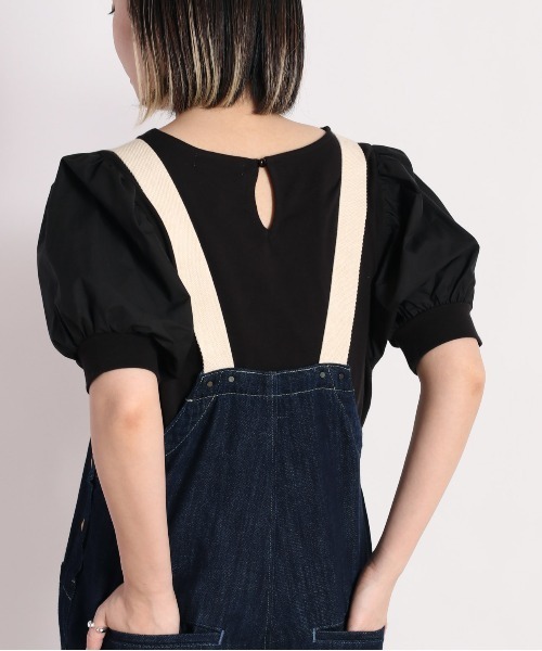 cepo（セポ）の「ドッキングパフスリーブＴｅｅ（Tシャツ/カットソー・レディース・ブラック/ベージュ/カーキ・M）」の10枚目の写真