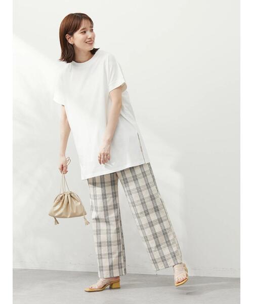 Green　Parks（グリーンパークス）の「先染めサマーパンツ（その他パンツ・レディース・グリーン/チェック・FREE）」の3枚目の写真