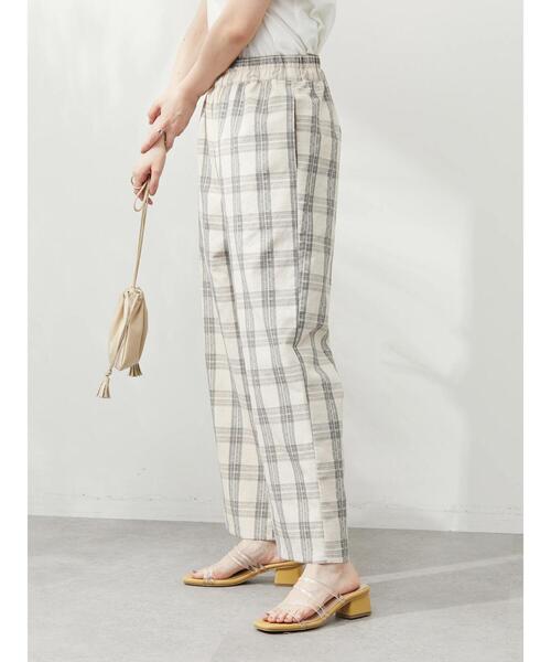 Green　Parks（グリーンパークス）の「先染めサマーパンツ（その他パンツ・レディース・グリーン/チェック・FREE）」の13枚目の写真