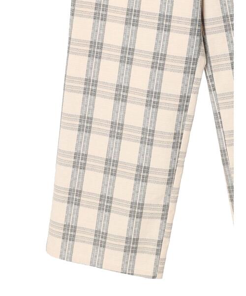 Green　Parks（グリーンパークス）の「先染めサマーパンツ（その他パンツ・レディース・グリーン/チェック・FREE）」の5枚目の写真