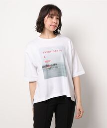 sm2rhythm | リサイクル天竺プリントTシャツ(Tシャツ/カットソー)