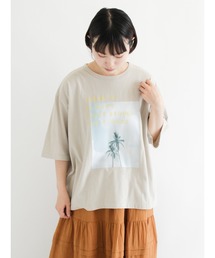 リサイクル天竺プリントTシャツ