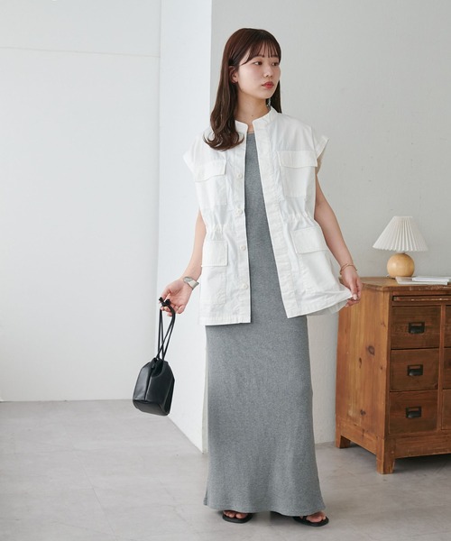 新品 DISCOAT ミリタリーパンツ グレー FREE ナイロンストレッチカーゴ