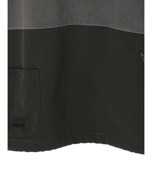 CRAFT STANDARD BOUTIQUE(クラフトスタンダードブティック)の「ピグメント切り替えH/S-TEE-B *(Tシャツ/カットソー・メンズ・ブラック/カーキ/アイボリー・LL/M/L)」の18枚目の写真